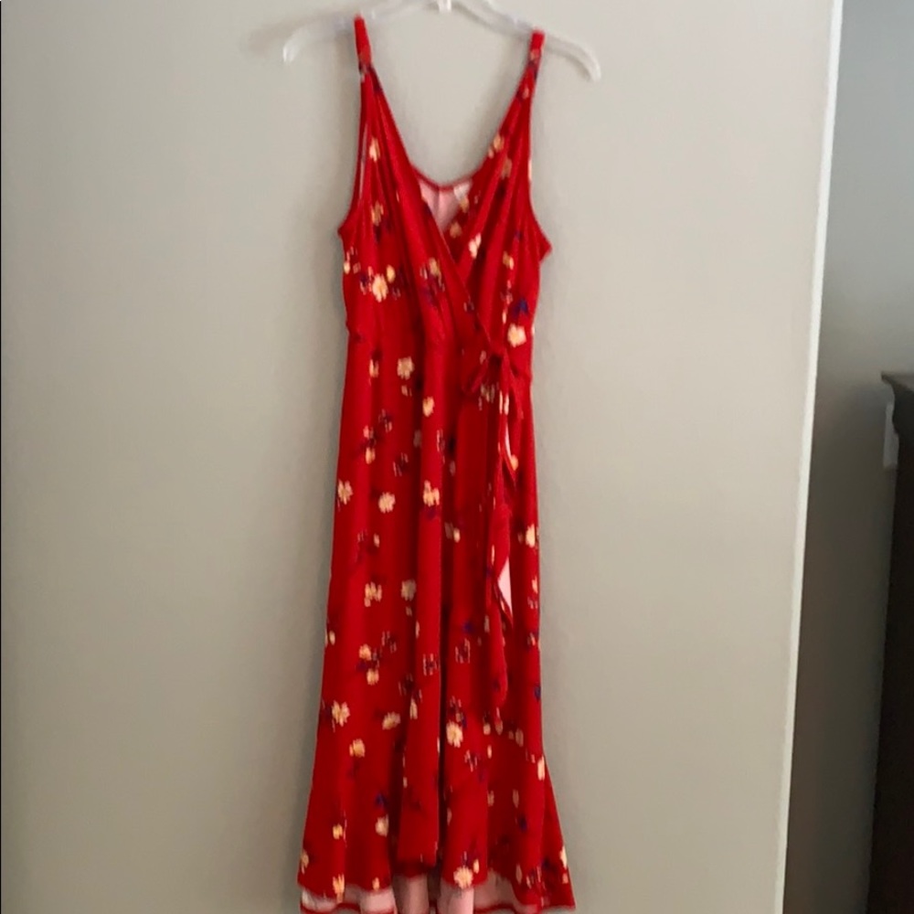Faux Wrap Dress